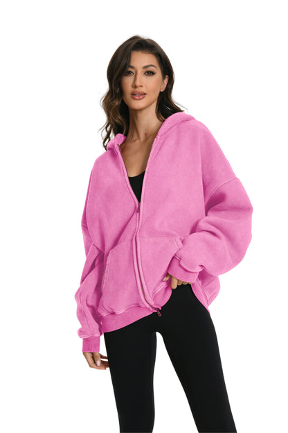 Élan Unisex Double Zipper Hoodie