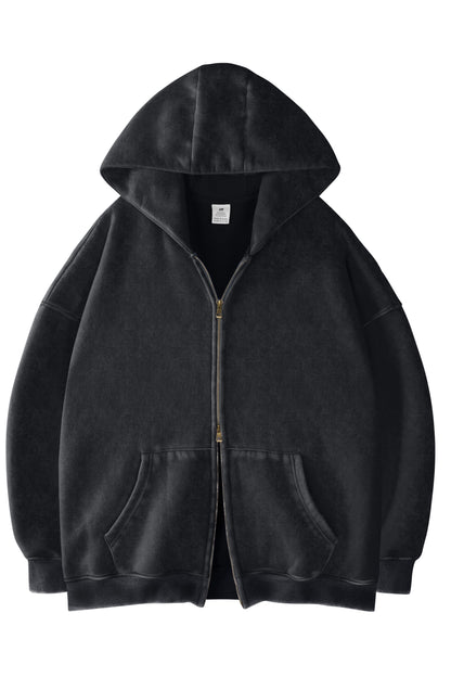 Élan Unisex Double Zipper Hoodie