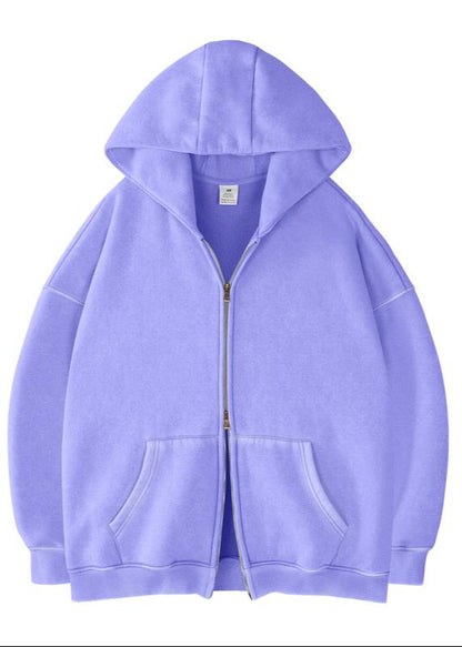 Élan Unisex Double Zipper Hoodie